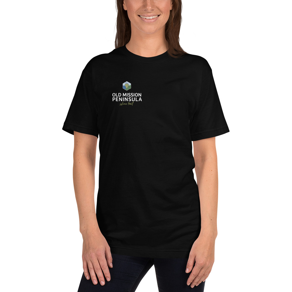 Unisex Black Trail T-Shirt: Small Logo