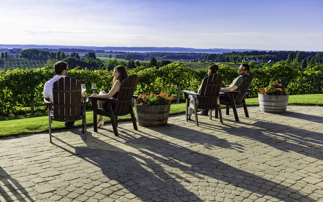 Patio at Chateau Chantal