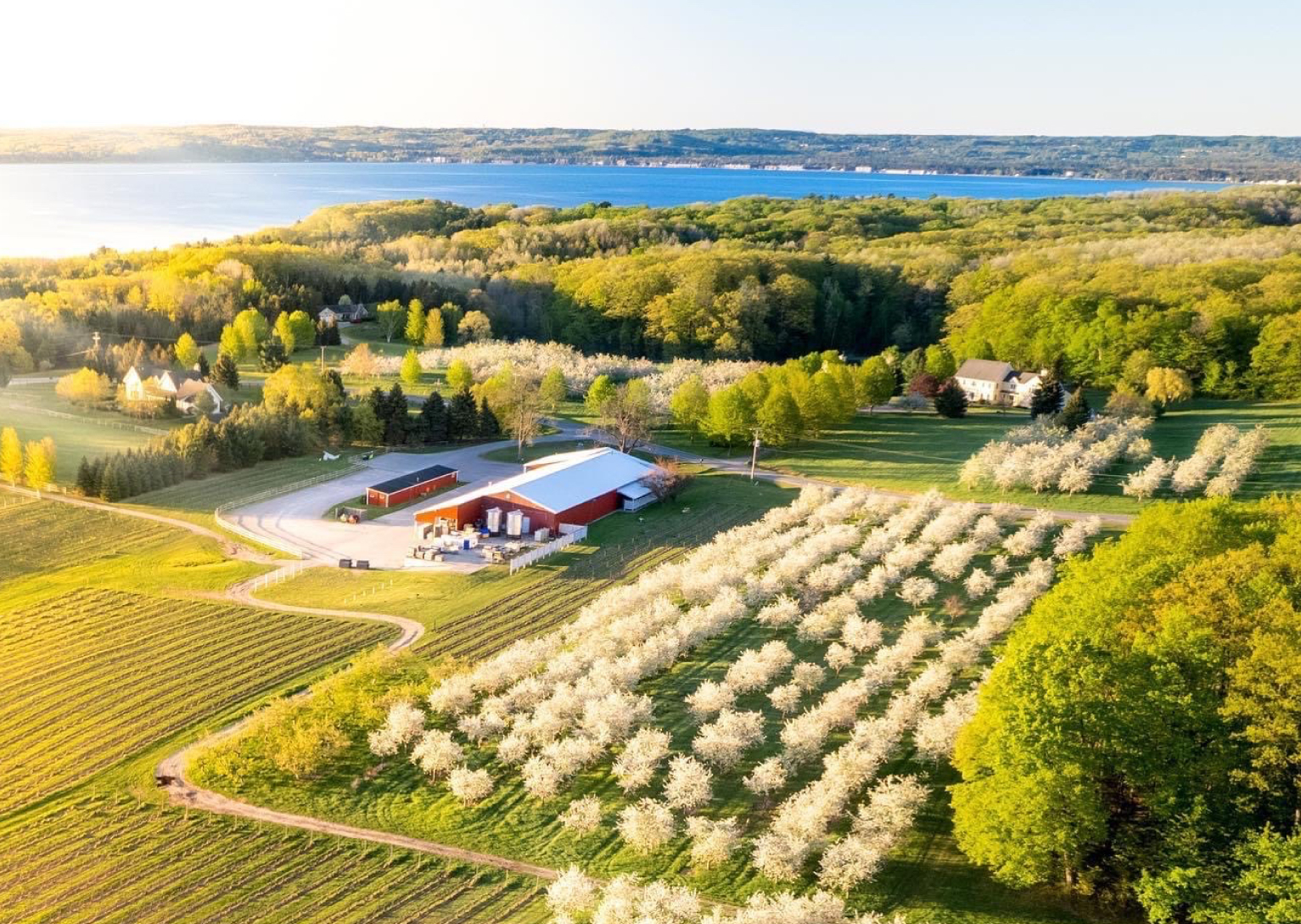 Explore Old Mission Peninsula's wineries, orchards and scenic year-round drives